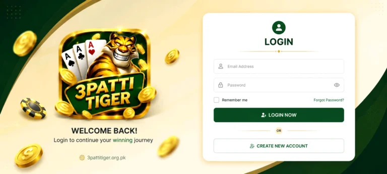3 Patti Tiger Login Process